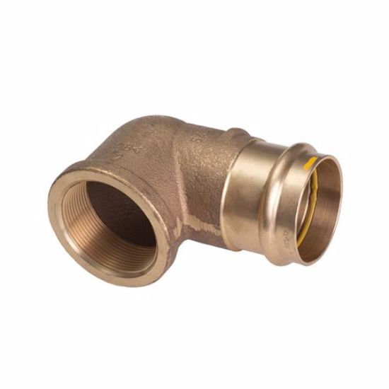 Picture of Conex B Press Gas 90degrees Elbow with Female Thread  15 x 3/4"