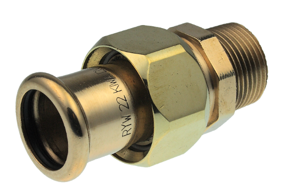 Picture of Pegler Xpress Water Male Union Straight Connector 15x1/2"