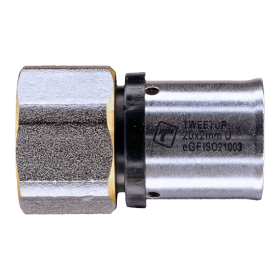 Picture of PressIT Heating/Water Straight Female Connector 16x1"