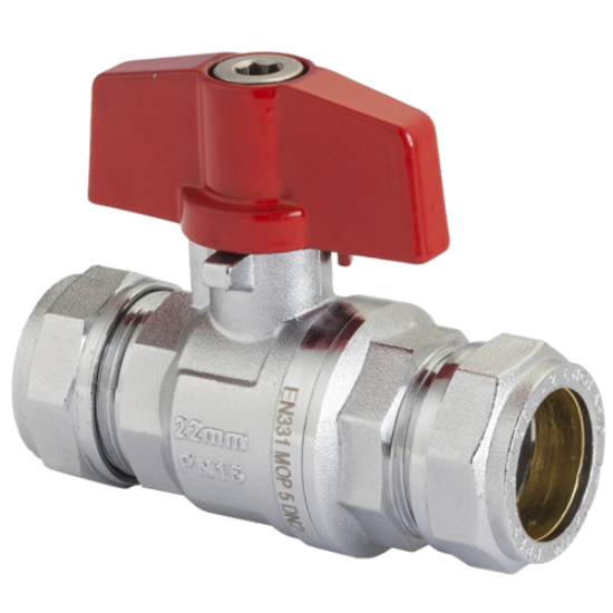 Picture of 15mm PB300T BRASS BALL VALVE CXC