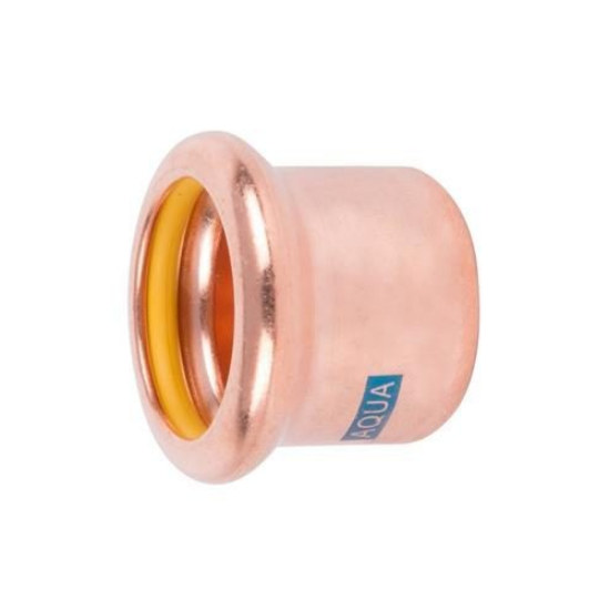 Picture of PCC Press Copper Aquagas Stop End End cap 22mm
